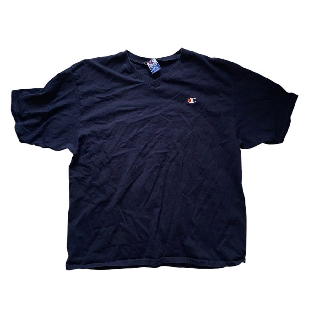 Vintage Champion Men’s V-Neck Tee Size XXL